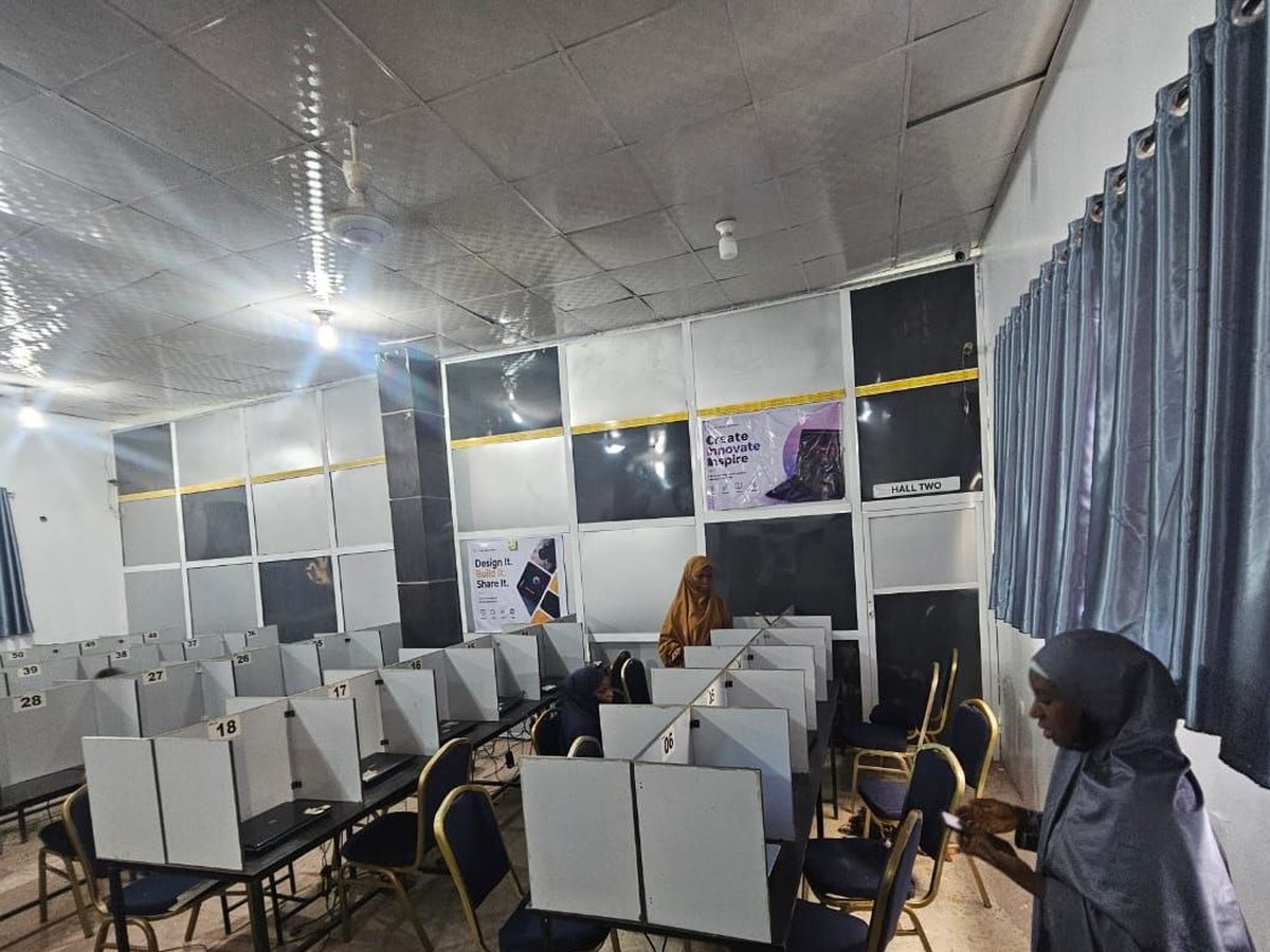 Training and CBT Exam Hall — rows of exam workstations