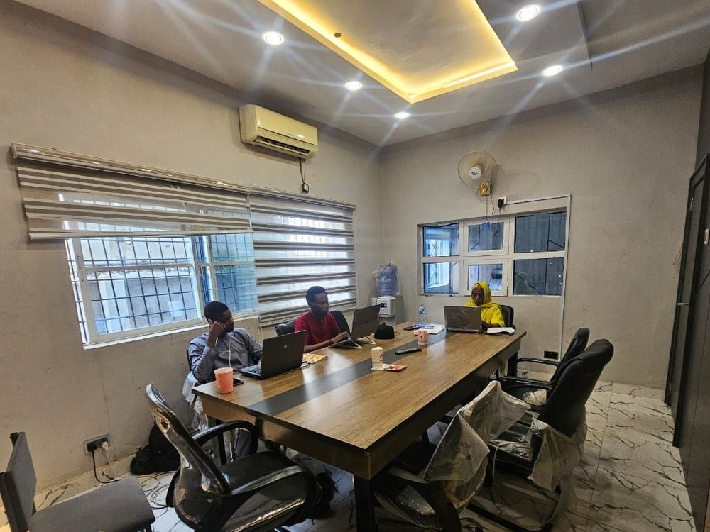 Software Development track — project discussion over laptops