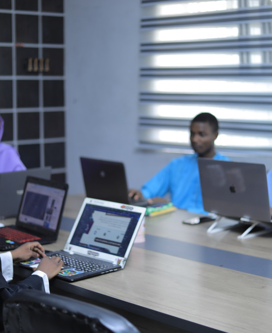 Pioneers ICT staff in a training session